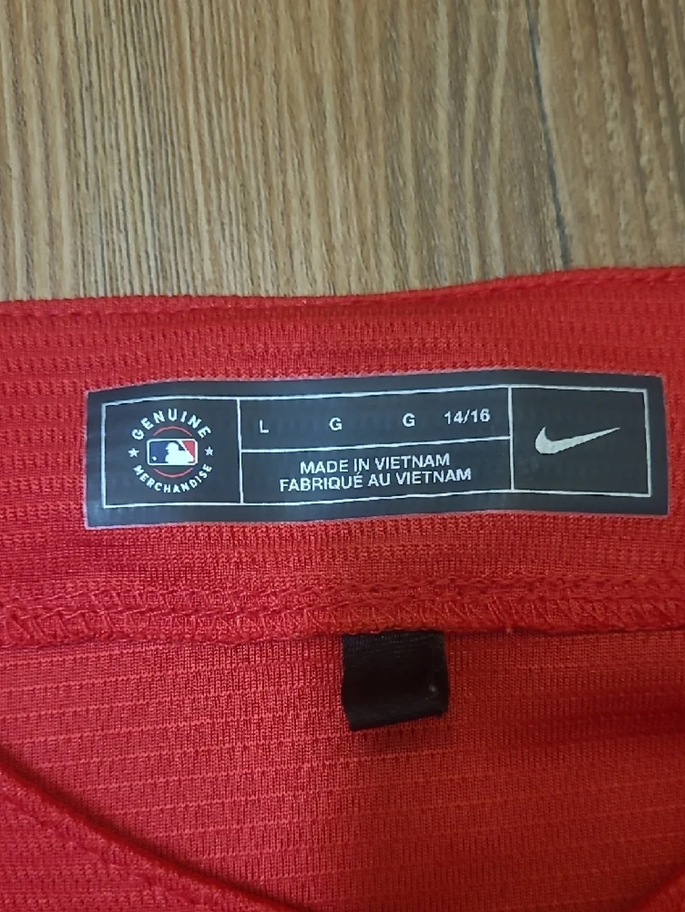 Nike Red Boston 'RED SOX' Button-Front Baseball Jersey - Picture 2 of 16